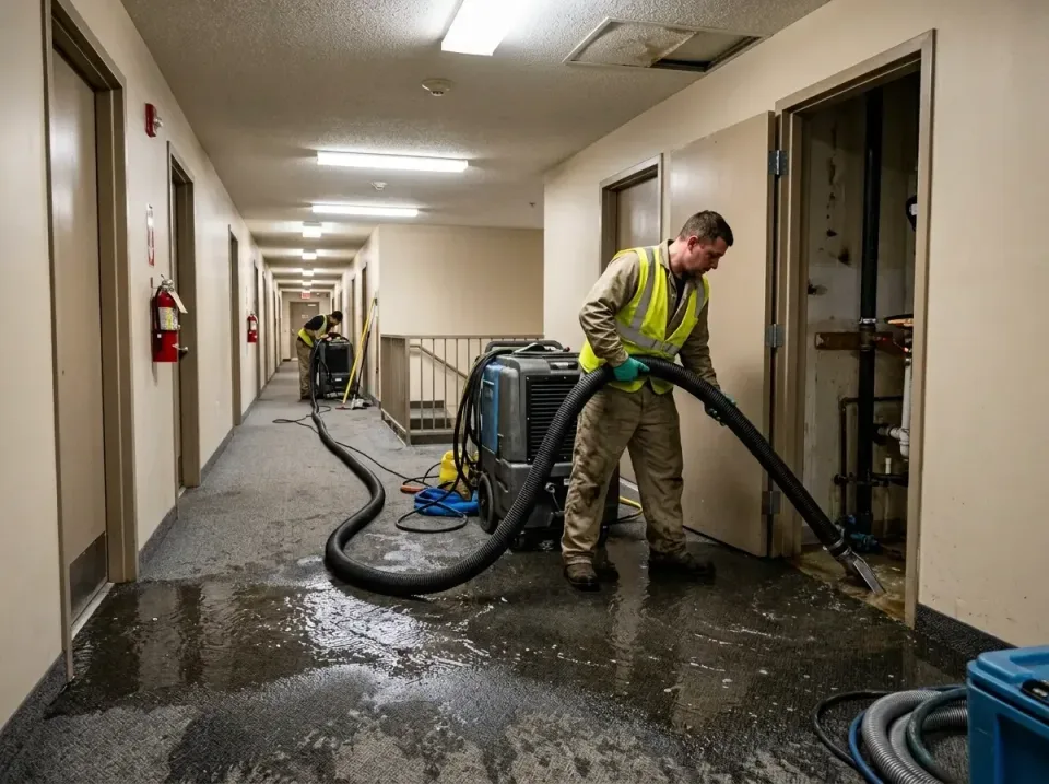multi-unit-apartment-hallway-f-005 — frequently asked questions, Emergency Burst Pipe Water Extraction & Removal in Cooperst…